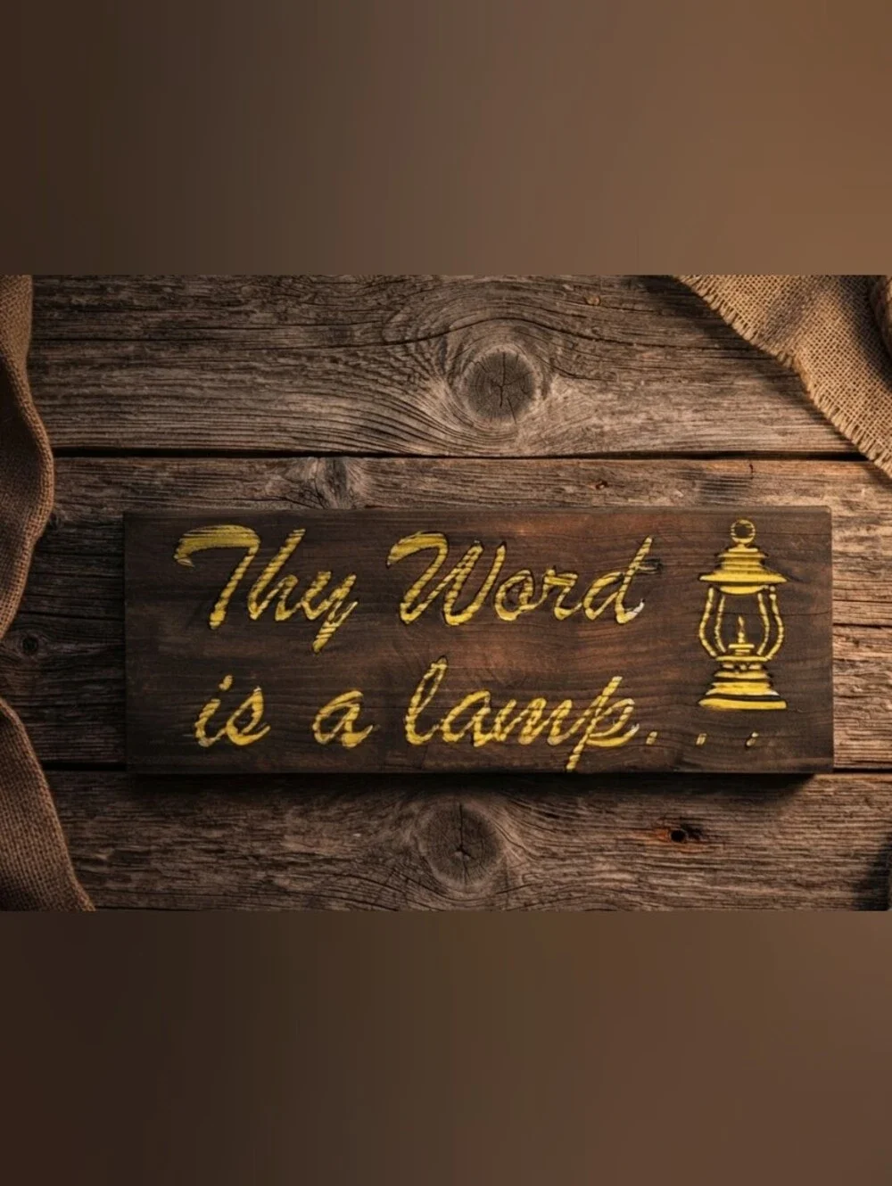 Inspirational Rustic Wooden Sign